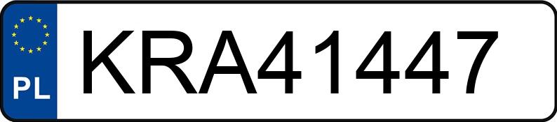 Numer rejestracyjny KRA 41447 posiada KIA CEE D - KRA41447 Numer rejestracyjny KRA 41447 posiada KIA CEE D - KRA41447