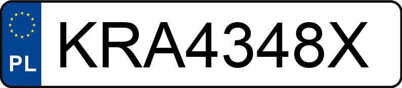 Numer rejestracyjny KRA 4348X posiada BMW 318 D - KRA4348X