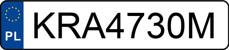 Numer rejestracyjny KRA 4730M posiada OPEL INSIGNIA SPORTS TOURER SW - KRA4730M