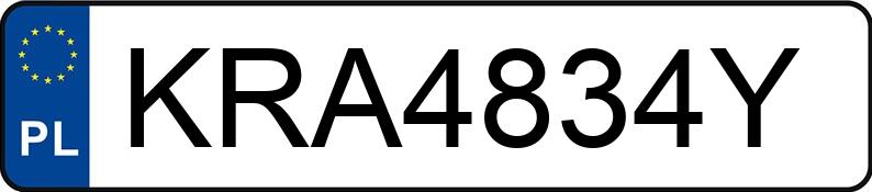 Numer rejestracyjny KRA 4834Y posiada MERCEDES-BENZ 190 D 2.5 201 190 D 2.5 201 - KRA4834Y