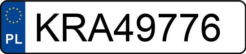 Numer rejestracyjny KRA 49776 posiada PEUGEOT 207 - KRA49776