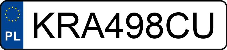 Numer rejestracyjny KRA 498CU posiada HYUNDAI I30 - KRA498CU
