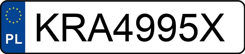 Numer rejestracyjny KRA 4995X posiada MAZDA 2 - 1.3 MR`07 E4 Exclusive - KRA4995X