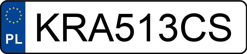 Numer rejestracyjny KRA 513CS posiada AUDI A6 - KRA513CS Numer rejestracyjny KRA 513CS posiada AUDI A6 - KRA513CS