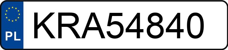 Numer rejestracyjny KRA 54840 posiada SEAT LEON - KRA54840