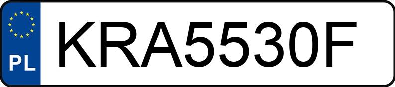 Numer rejestracyjny KRA 5530F posiada BMW 320 - KRA5530F