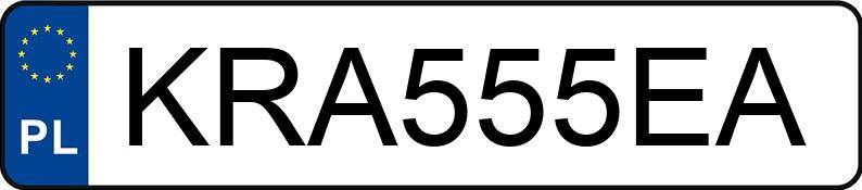 Numer rejestracyjny KRA 555EA posiada KIA SPORTAGE - KRA555EA