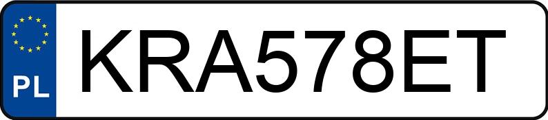 Numer rejestracyjny KRA 578ET posiada BMW 318 - KRA578ET Numer rejestracyjny KRA 578ET posiada BMW 318 - KRA578ET