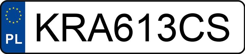 Numer rejestracyjny KRA 613CS posiada AUDI A4 - KRA613CS