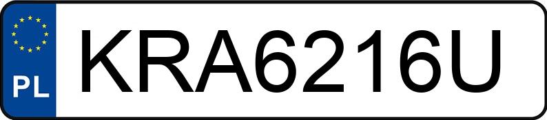 Numer rejestracyjny KRA 6216U posiada BMW X3 - KRA6216U