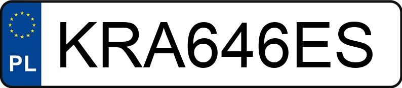 Numer rejestracyjny KRA 646ES posiada MAN TGS - KRA646ES