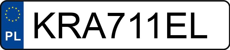Numer rejestracyjny KRA 711EL posiada VOLKSWAGEN 1300 - KRA711EL