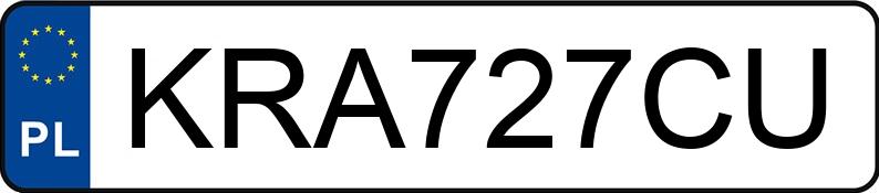 Numer rejestracyjny KRA727CU posiada BMW 316i Kat. E36 316i Kat. E36