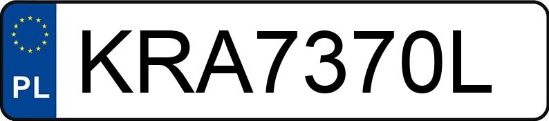 Numer rejestracyjny KRA 7370L posiada VOLKSWAGEN GOLF - KRA7370L
