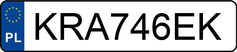 Numer rejestracyjny KRA 746EK posiada AUDI A3 1.8 TFSI MR`12 E5 8V Ambition - KRA746EK