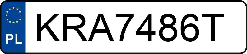 Numer rejestracyjny KRA 7486T posiada RENAULT MEGANE SCENIC - KRA7486T