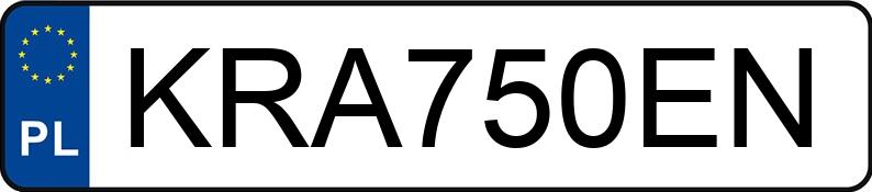 Numer rejestracyjny KRA 750EN posiada VOLVO V70 - KRA750EN