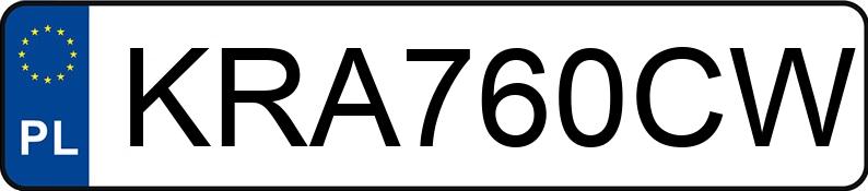 Numer rejestracyjny KRA 760CW posiada TOYOTA TOYOTA YARIS CROSS - KRA760CW