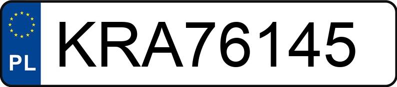 Numer rejestracyjny KRA 76145 posiada VOLKSWAGEN Golf V 1.9 TDi MR`03 E4 GT Sport - KRA76145