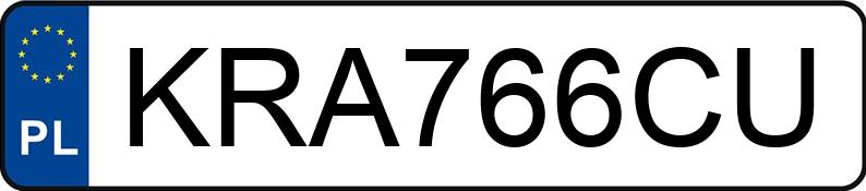 Numer rejestracyjny KRA 766CU posiada BMW 316 - KRA766CU