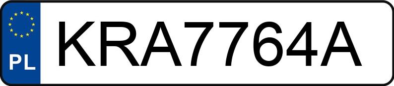 Numer rejestracyjny KRA 7764A posiada FORD FIESTA - KRA7764A