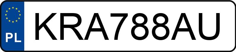Numer rejestracyjny KRA 788AU posiada BMW 318 - KRA788AU Numer rejestracyjny KRA 788AU posiada BMW 318 - KRA788AU