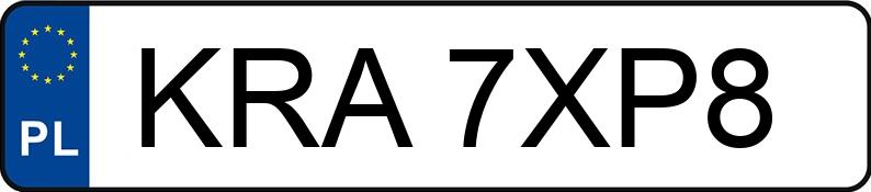 Numer rejestracyjny KRA 7XP8 posiada CITROEN Xsara 2.0 HDI Kat. VTR - KRA7XP8