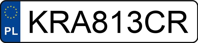 Numer rejestracyjny KRA 813CR posiada BMW X3 - KRA813CR
