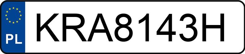 Numer rejestracyjny KRA 8143H posiada VOLVO XC 70 - KRA8143H