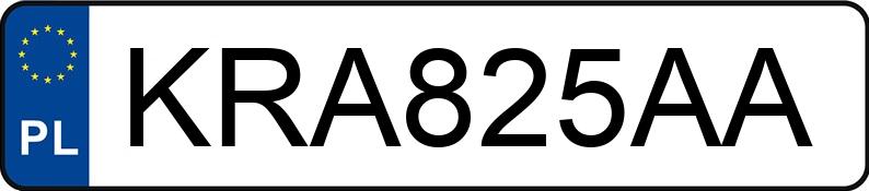 Numer rejestracyjny KRA 825AA posiada BMW 123 - KRA825AA
