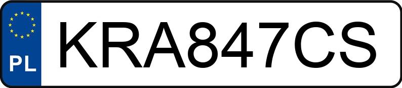 Numer rejestracyjny KRA 847CS posiada BMW 430I XDRIVE - KRA847CS