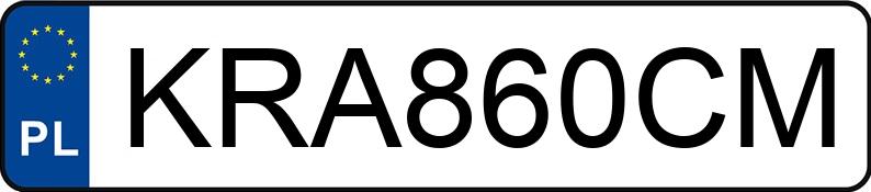 Numer rejestracyjny KRA 860CM posiada NISSAN QASHQAI+2 - KRA860CM