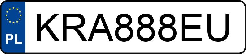 Numer rejestracyjny KRA 888EU posiada VOLKSWAGEN GOLF - KRA888EU Numer rejestracyjny KRA 888EU posiada VOLKSWAGEN GOLF - KRA888EU