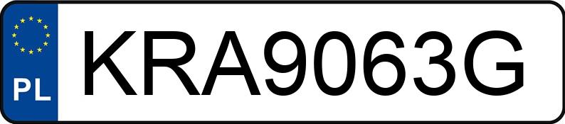 Numer rejestracyjny KRA 9063G posiada VOLVO V40 - KRA9063G Numer rejestracyjny KRA 9063G posiada VOLVO V40 - KRA9063G