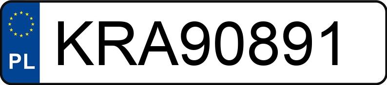 Numer rejestracyjny KRA 90891 posiada SUBARU FORESTER - KRA90891