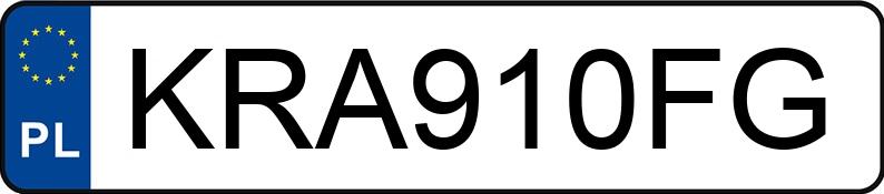 Numer rejestracyjny KRA 910FG posiada AUDI A4 Avant 2.0 TDi MR`15 E6 B9 A4 Avant 2.0 TDi MR`15 E6 B9 - KRA910FG