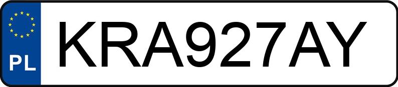 Numer rejestracyjny KRA 927AY posiada PORSCHE 911 MR`19 E6d Turbo S Aut. - KRA927AY