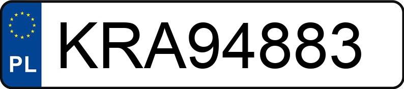 Numer rejestracyjny KRA 94883 posiada FORD FIESTA 1.25 - KRA94883 Numer rejestracyjny KRA 94883 posiada FORD FIESTA 1.25 - KRA94883