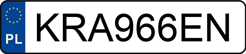 Numer rejestracyjny KRA 966EN posiada BMW 320 2.0 D - KRA966EN Numer rejestracyjny KRA 966EN posiada BMW 320 2.0 D - KRA966EN