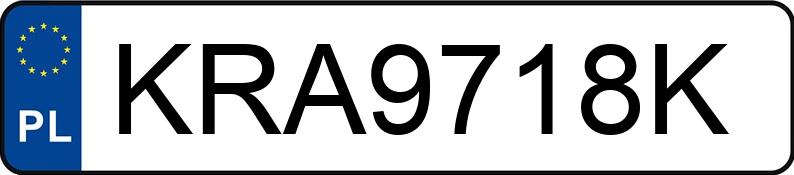 Numer rejestracyjny KRA 9718K posiada MERCEDES-BENZ POLSKA SPRINTER - KRA9718K