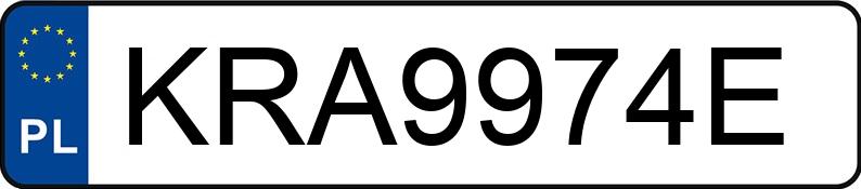 Numer rejestracyjny KRA 9974E posiada BMW 523i Touring Kat. MR`95 E39 523i Touring Kat. MR`95 E39 - KRA9974E