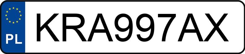 Numer rejestracyjny KRA 997AX posiada ALPINA B10 - KRA997AX Numer rejestracyjny KRA 997AX posiada ALPINA B10 - KRA997AX