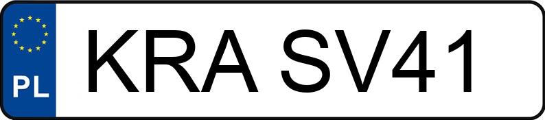 Numer rejestracyjny KRA SV41 posiada MITSUBISHI PAJERO - KRASV41