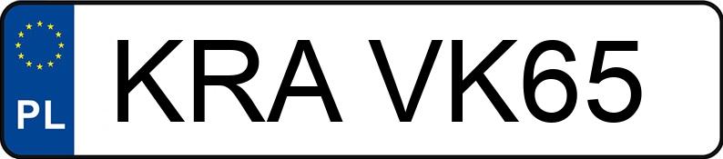 Numer rejestracyjny KRA VK65 posiada VALTRA T215 T SERIES - KRAVK65 Numer rejestracyjny KRA VK65 posiada VALTRA T215 T SERIES - KRAVK65