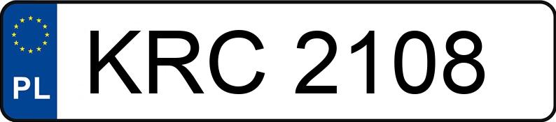 Numer rejestracyjny KRC 2108 posiada WAZ LADA 2103 2103 - KRC2108