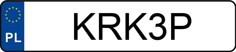 Numer rejestracyjny KRK 3P posiada FSM 126p FL 650 - KRK3P