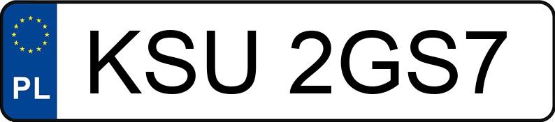 Numer rejestracyjny KSU 2GS7 posiada AUDI Q3 - KSU2GS7 Numer rejestracyjny KSU 2GS7 posiada AUDI Q3 - KSU2GS7