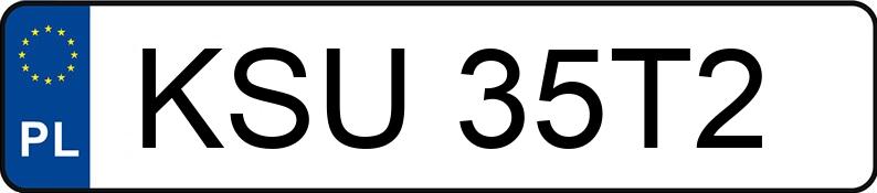 Numer rejestracyjny KSU 35T2 posiada SEAT LEON - KSU35T2