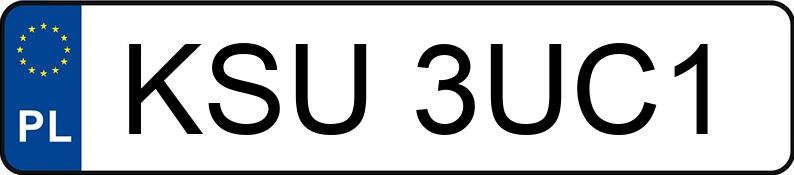 Numer rejestracyjny KSU 3UC1 posiada MERCEDES-BENZ ACTROS 963-4-A - KSU3UC1