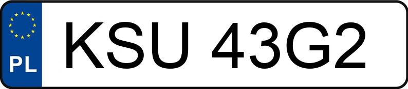 Numer rejestracyjny KSU43G2 posiada BMW 320 Coupe CD Kat. MR`02 E3 E46 320 Coupe CD Kat. MR`02 E3 E46